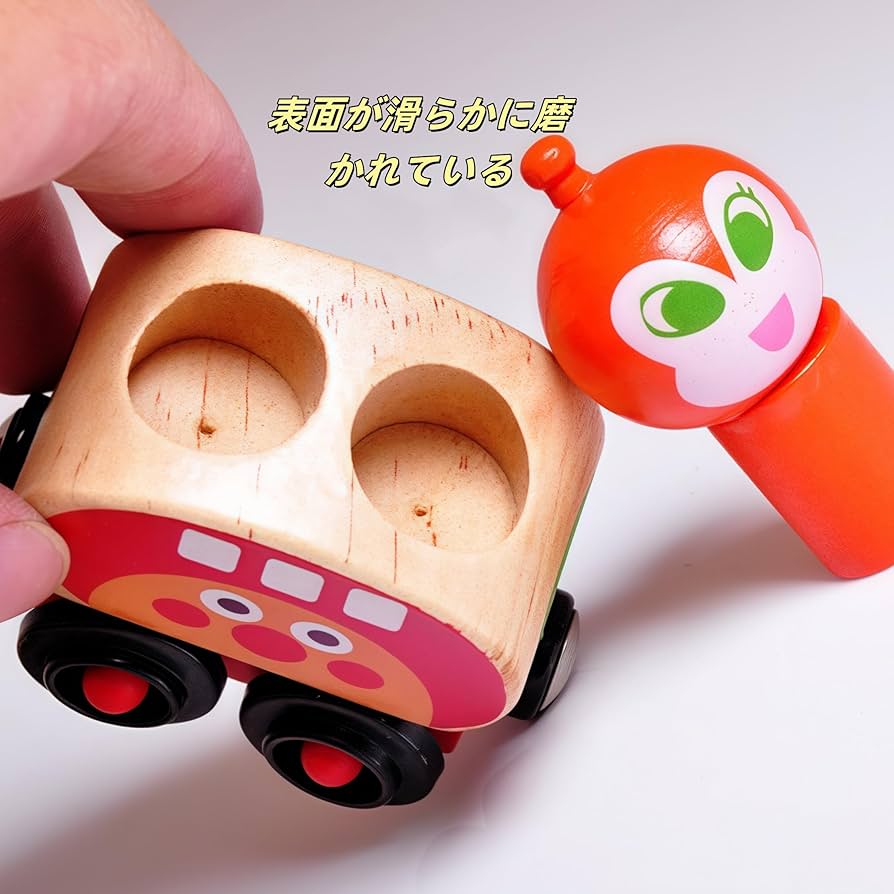 Amazon.co.jp: アンパンマン 木製おもちゃ 6人のパートナー